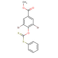 1350760-67-6 methyl 3,5-dibromo-4-phenylsulfanylcarbothioyloxybenzoate chemical structure