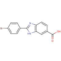 1018300-89-4 2-(4-bromophenyl)-3H-benzimidazole-5-carboxylic acid chemical structure