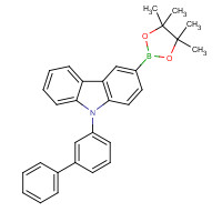 1533406-38-0 9-(3-phenylphenyl)-3-(4,4,5,5-tetramethyl-1,3,2-dioxaborolan-2-yl)carbazole chemical structure