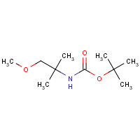 204707-34-6 tert-butyl N-(1-methoxy-2-methylpropan-2-yl)carbamate chemical structure