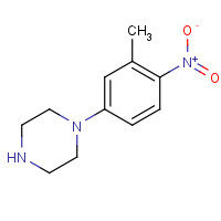 192441-84-2 1-(3-methyl-4-nitrophenyl)piperazine chemical structure