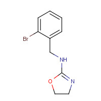 184688-53-7 N-[(2-bromophenyl)methyl]-4,5-dihydro-1,3-oxazol-2-amine chemical structure