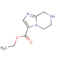 1286753-85-2 ethyl 5,6,7,8-tetrahydroimidazo[1,2-a]pyrazine-3-carboxylate chemical structure