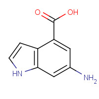 885520-34-3 6-amino-1H-indole-4-carboxylic acid chemical structure