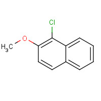 13101-92-3 1-chloro-2-methoxynaphthalene chemical structure