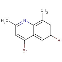1189107-47-8 4,6-dibromo-2,8-dimethylquinoline chemical structure