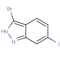 885518-76-3 3-bromo-6-iodo-2H-indazole chemical structure