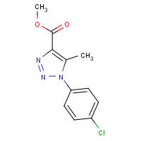 1147199-25-4 methyl 1-(4-chlorophenyl)-5-methyltriazole-4-carboxylate chemical structure