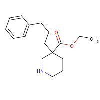 170843-51-3 ethyl 3-(3-phenylpropyl)piperidine-3-carboxylate chemical structure