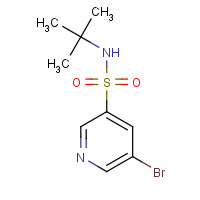 911111-80-3 5-bromo-N-tert-butylpyridine-3-sulfonamide chemical structure