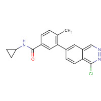 909186-04-5 3-(1-chlorophthalazin-6-yl)-N-cyclopropyl-4-methylbenzamide chemical structure