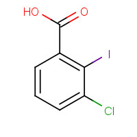 123278-03-5 3-chloro-2-iodobenzoic acid chemical structure