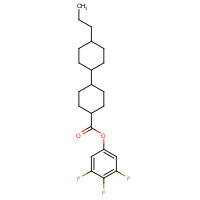 132123-45-6 (3,4,5-trifluorophenyl) 4-(4-propylcyclohexyl)cyclohexane-1-carboxylate chemical structure