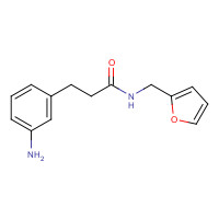 273746-91-1 3-(3-aminophenyl)-N-(furan-2-ylmethyl)propanamide chemical structure