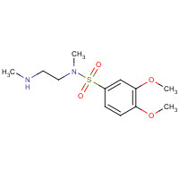 956467-87-1 3,4-dimethoxy-N-methyl-N-[2-(methylamino)ethyl]benzenesulfonamide chemical structure
