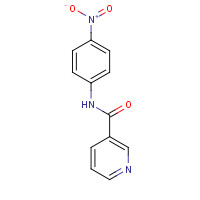 13160-62-8 N-(4-nitrophenyl)pyridine-3-carboxamide chemical structure