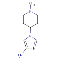 1453213-24-5 1-(1-methylpiperidin-4-yl)imidazol-4-amine chemical structure