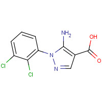 1225550-72-0 5-amino-1-(2,3-dichlorophenyl)pyrazole-4-carboxylic acid chemical structure