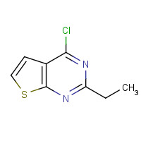 56844-11-2 4-chloro-2-ethylthieno[2,3-d]pyrimidine chemical structure