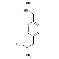 1079178-51-0 N-methyl-1-[4-(2-methylpropyl)phenyl]methanamine chemical structure