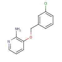 107229-62-9 3-[(3-chlorophenyl)methoxy]pyridin-2-amine chemical structure