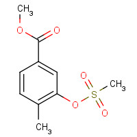 150349-17-0 methyl 4-methyl-3-methylsulfonyloxybenzoate chemical structure