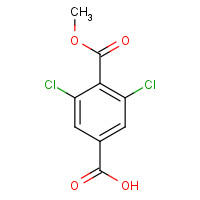 264272-64-2 3,5-dichloro-4-methoxycarbonylbenzoic acid chemical structure