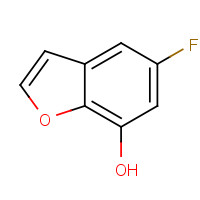 246029-02-7 5-fluoro-1-benzofuran-7-ol chemical structure