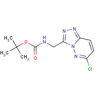 1002310-30-6 tert-butyl N-[(6-chloro-[1,2,4]triazolo[4,3-b]pyridazin-3-yl)methyl]carbamate chemical structure