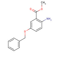 116027-17-9 methyl 2-amino-5-phenylmethoxybenzoate chemical structure