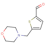 893744-01-9 5-(morpholin-4-ylmethyl)thiophene-2-carbaldehyde chemical structure