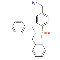 1057490-50-2 4-(aminomethyl)-N,N-dibenzylbenzenesulfonamide chemical structure