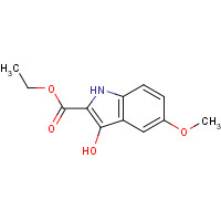 318292-61-4 ethyl 3-hydroxy-5-methoxy-1H-indole-2-carboxylate chemical structure