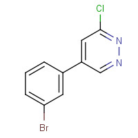 660425-13-8 5-(3-bromophenyl)-3-chloropyridazine chemical structure