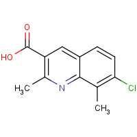 948290-22-0 7-chloro-2,8-dimethylquinoline-3-carboxylic acid chemical structure