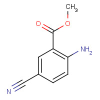 159847-81-1 methyl 2-amino-5-cyanobenzoate chemical structure
