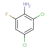 3831-70-7 2,4-dichloro-6-fluoroaniline chemical structure