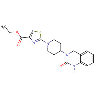1028320-17-3 ethyl 2-[4-(2-oxo-1,4-dihydroquinazolin-3-yl)piperidin-1-yl]-1,3-thiazole-4-carboxylate chemical structure