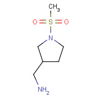 1248952-09-1 (1-methylsulfonylpyrrolidin-3-yl)methanamine chemical structure