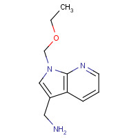 1356543-55-9 [1-(ethoxymethyl)pyrrolo[2,3-b]pyridin-3-yl]methanamine chemical structure