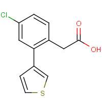 958219-83-5 2-(4-chloro-2-thiophen-3-ylphenyl)acetic acid chemical structure