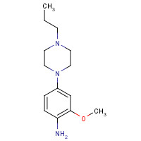 1089282-25-6 2-methoxy-4-(4-propylpiperazin-1-yl)aniline chemical structure