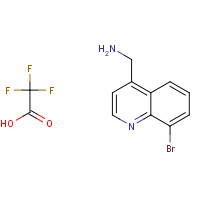 1190320-18-3 (8-bromoquinolin-4-yl)methanamine;2,2,2-trifluoroacetic acid chemical structure