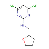 879609-26-4 4,6-dichloro-N-(oxolan-2-ylmethyl)pyrimidin-2-amine chemical structure