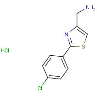 690632-35-0 [2-(4-chlorophenyl)-1,3-thiazol-4-yl]methanamine;hydrochloride chemical structure