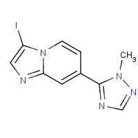 908267-72-1 3-iodo-7-(2-methyl-1,2,4-triazol-3-yl)imidazo[1,2-a]pyridine chemical structure