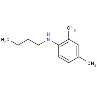 41115-19-9 N-butyl-2,4-dimethylaniline chemical structure