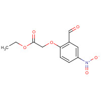 51336-43-7 ethyl 2-(2-formyl-4-nitrophenoxy)acetate chemical structure