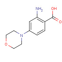 404010-74-8 2-amino-4-morpholin-4-ylbenzoic acid chemical structure