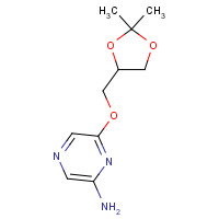 1219130-25-2 6-[(2,2-dimethyl-1,3-dioxolan-4-yl)methoxy]pyrazin-2-amine chemical structure